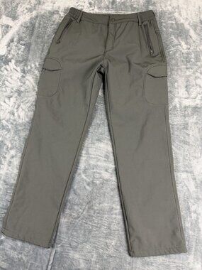 Free Soldier Mens Khaki Green Outdoor Tactical Cargo Pants 36